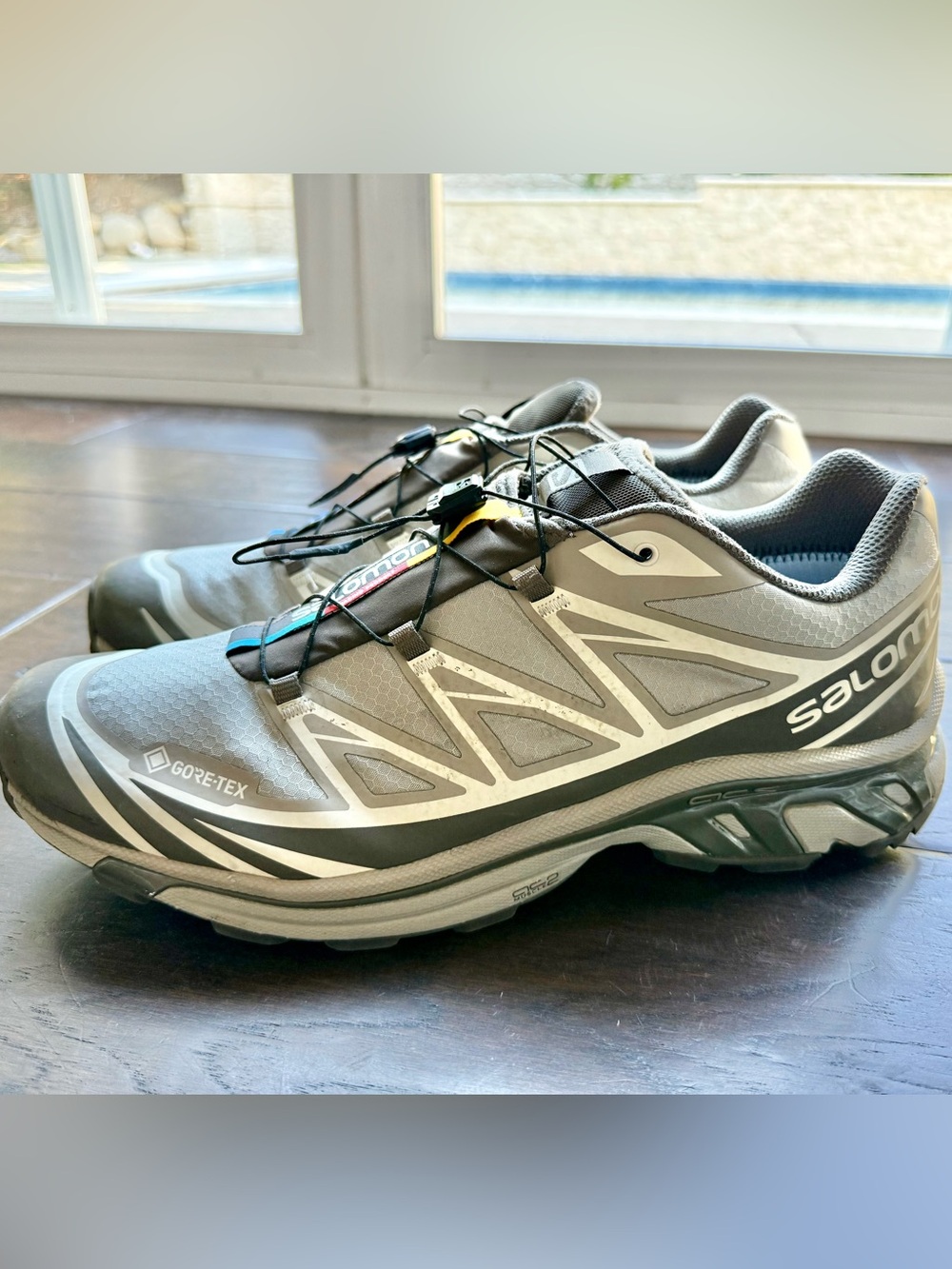 Salomon XT-6 Gore Tex Men's Trail Running Shoes - Gray Rare Colorway